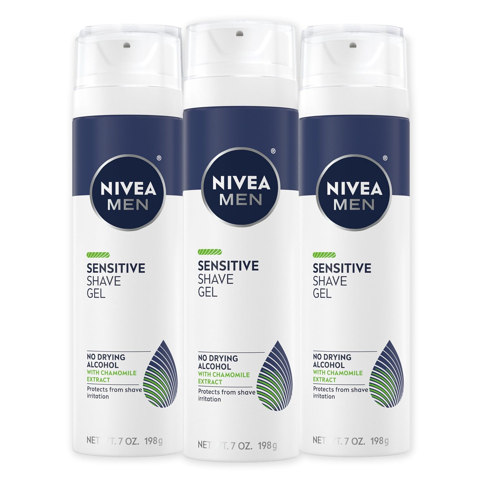 Nivea Men NIVEA uomini rasatura Sensitive Gel - protegge la pelle (l0H)