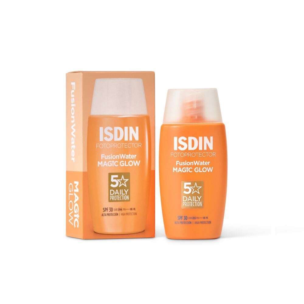 ISDIN Fotoprotector - Fusion Water Magic Glow SPF30 Protezione Viso, 50ml
