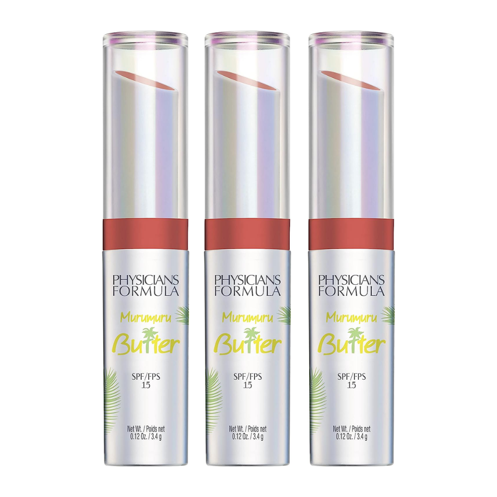 Physicians Formula Murumuru Butter Lip Cream SPF 15 3.4g - Brazilian Sunset x3