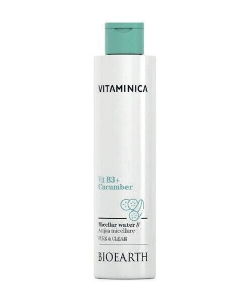 Bioearth Vitaminica Acqua Micellare Vit. B3 + Cucumber  200 ml