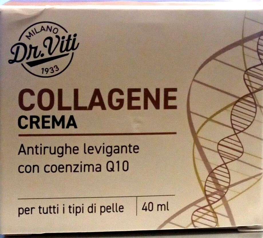 Crema viso collagene antirughe levigante con coenzima Q10 dr. Viti Marco Viti