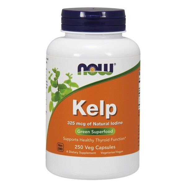 NOW FOODS KELP 325 mcg 250 Veggie Capsules - VITAMINE