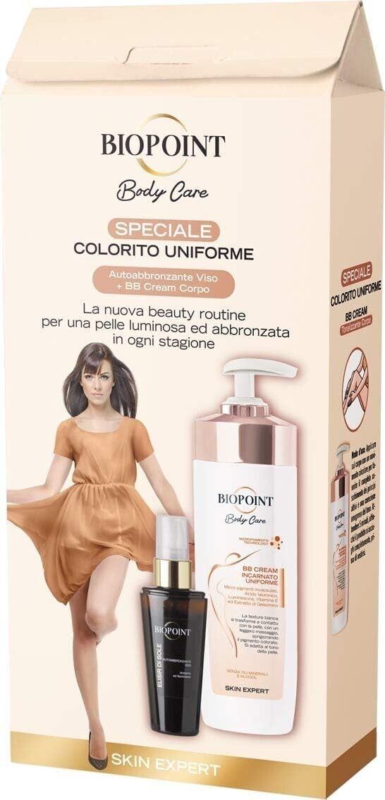 BIOPOINT BODY CARE BB CREAM INCARNATO UNIFORME 200 ML DOSATORE ELISIR DI SOLE