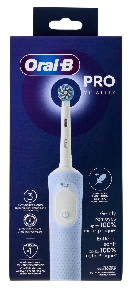 Oral-B Spazzolino Elettrico Base Pro Vitality Blu