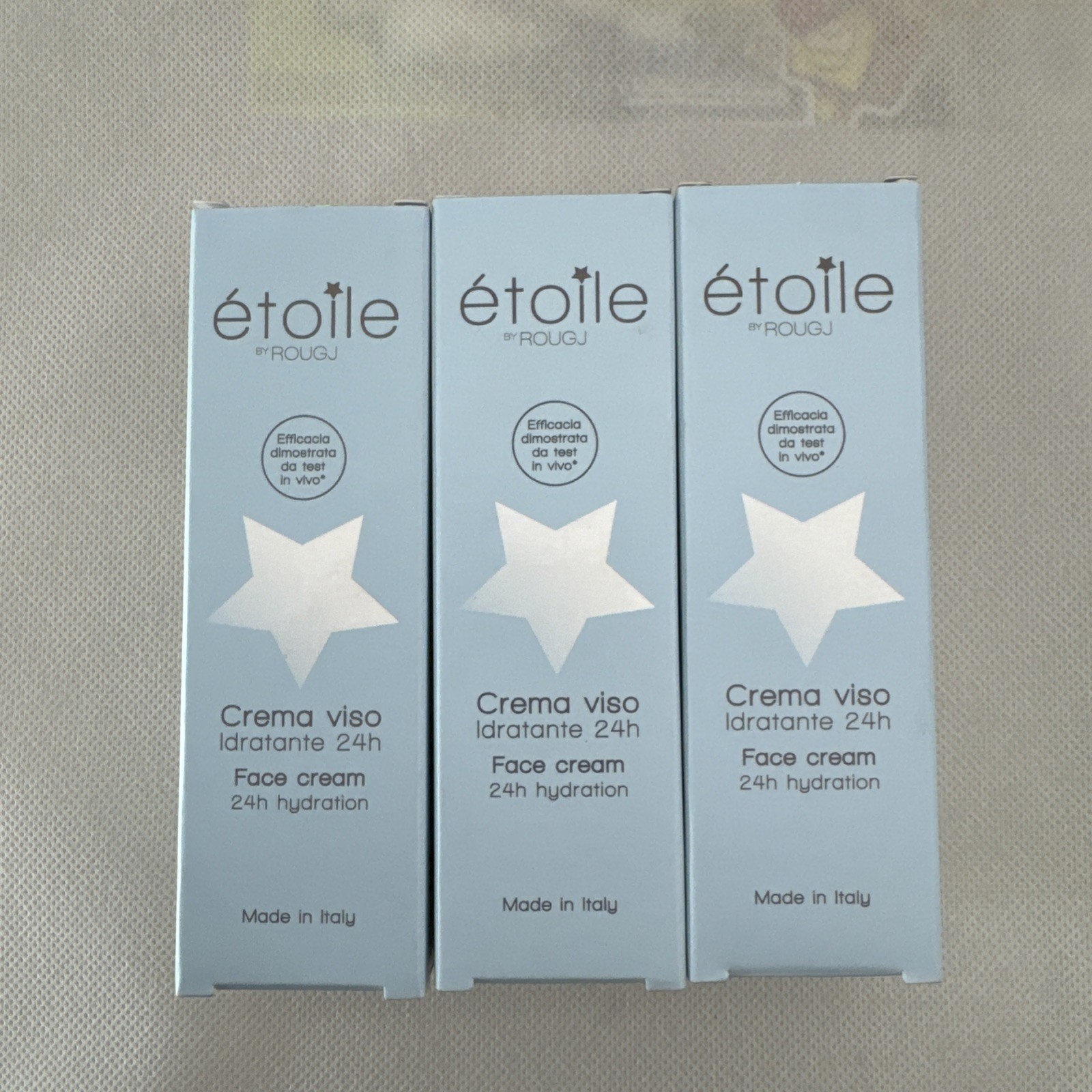 Rougj Etoile Crema Viso Idratante 24H. (3pezzi)
