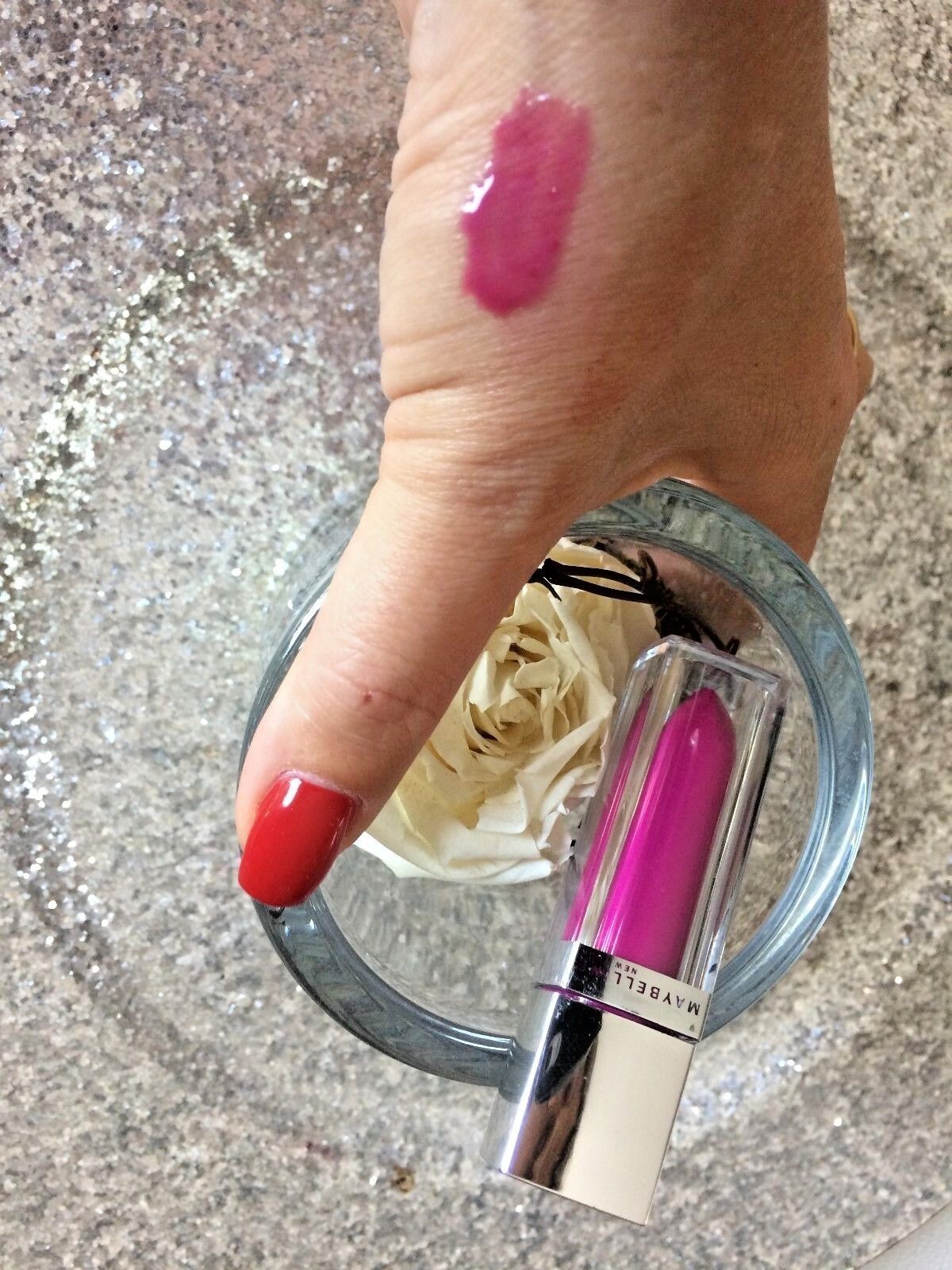 GEMEY MAYBELLINE Color Elixir Rossetto Lip Lacca 135 Raspberry Rhapsody