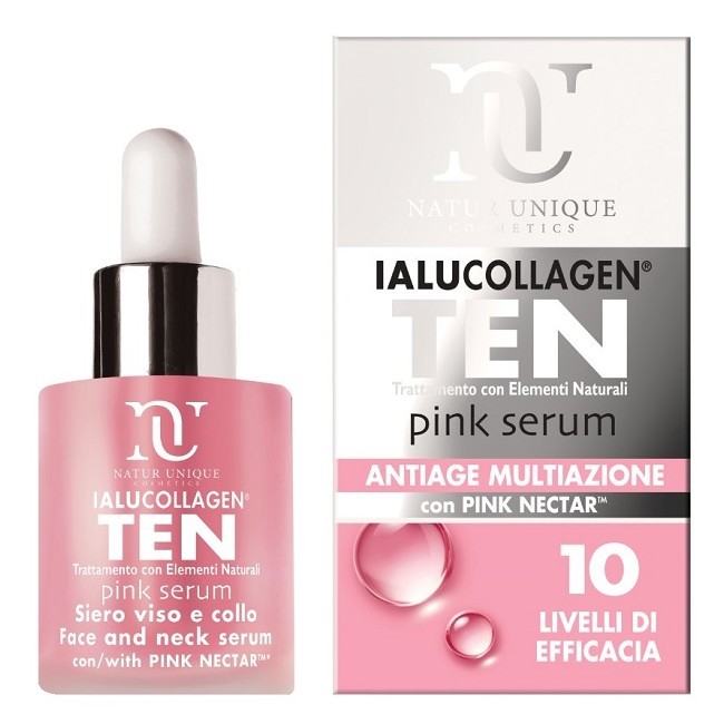Natur Unique Ialucollagen Ten Pink Siero Viso e Collo Multiazione 30 ml