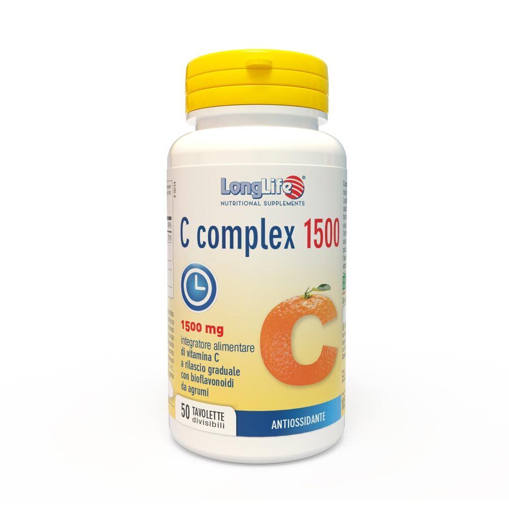 LongLife C Complex 1500 Integratore Alimentare, 50 Tavolette