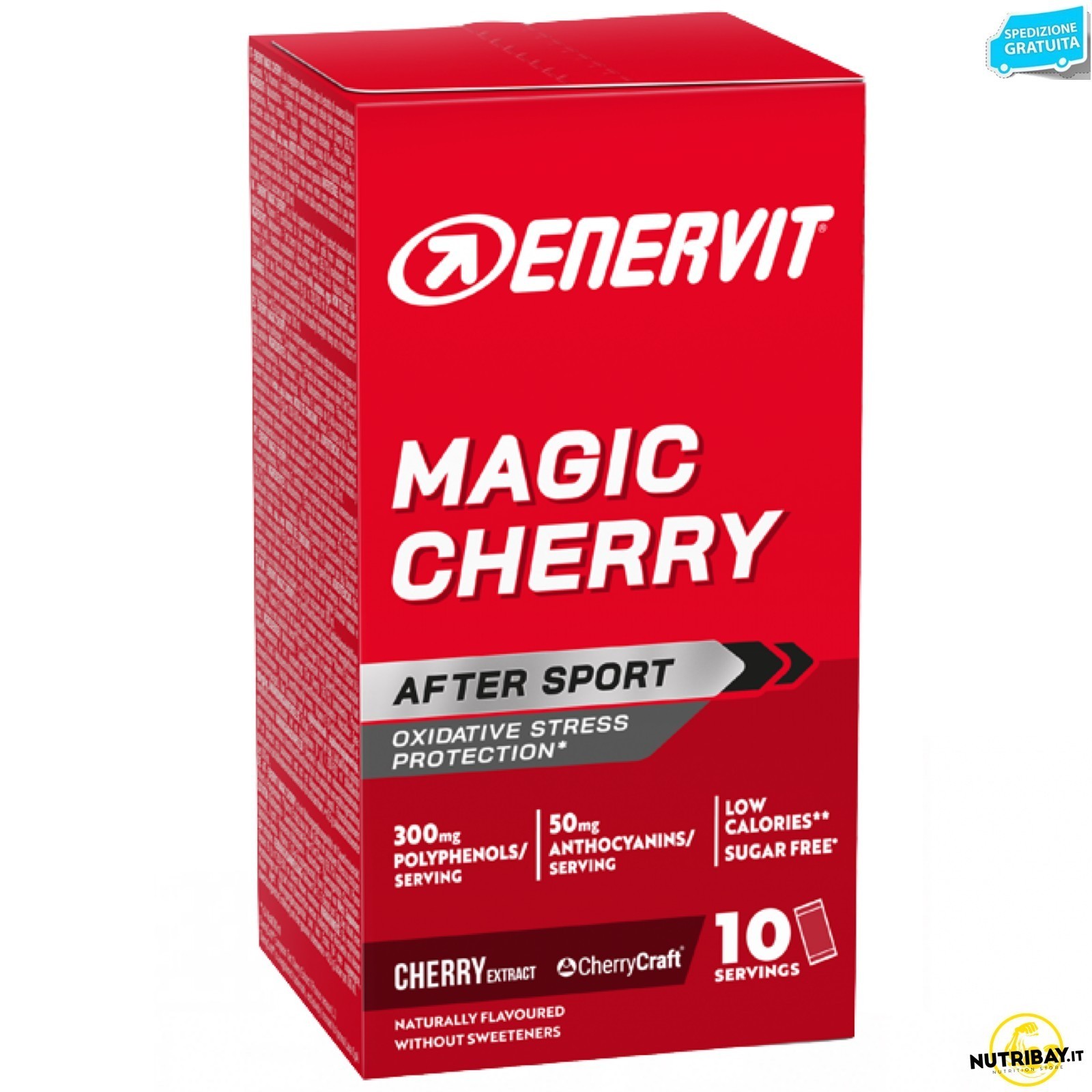 Enervit Magic Cherry - 10 bustine da 9 gr Recupero dopo allenamento