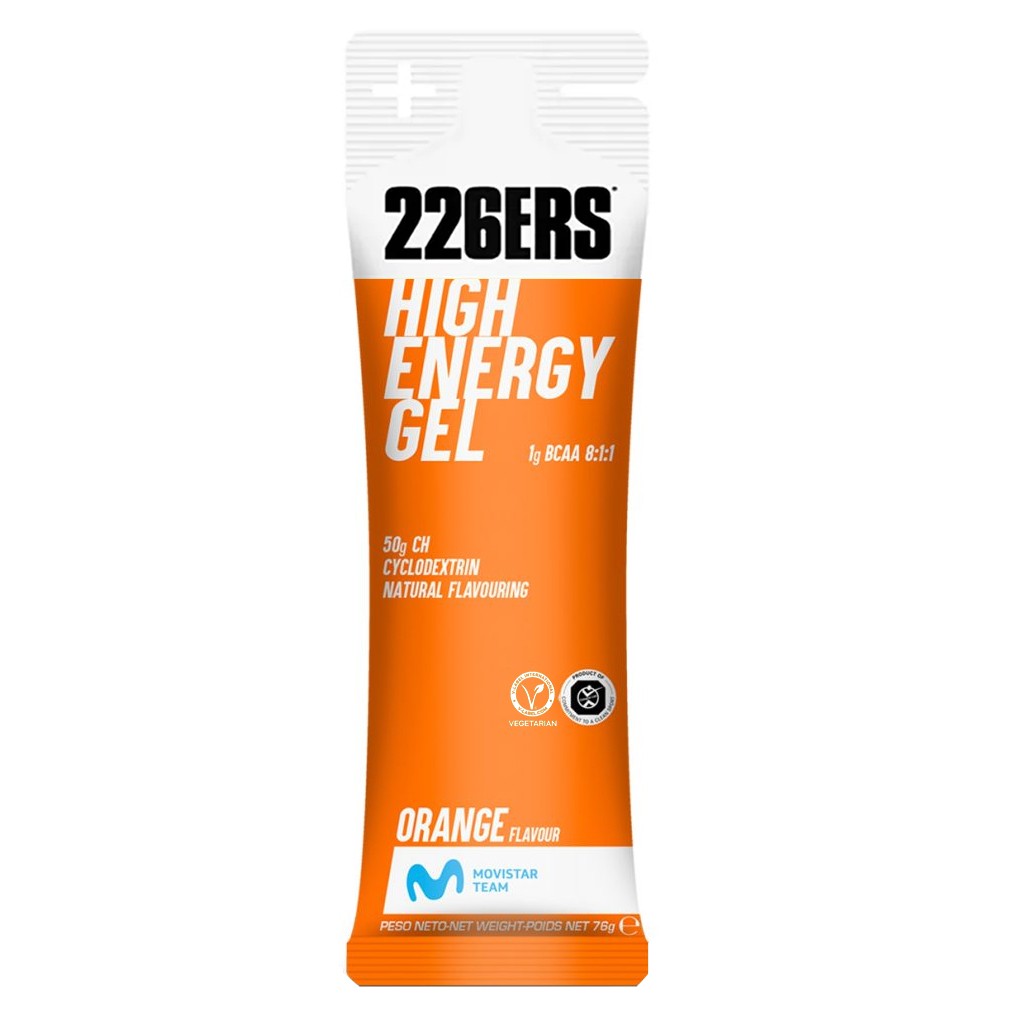 226ERS HIGH ENERGY GEL BCAA ARANCIA 76 GR