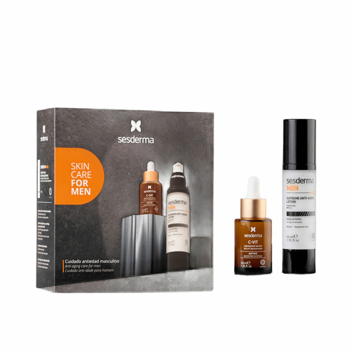 Struccante Viso Sesderma SESDERMA MEN 2 Pezzi