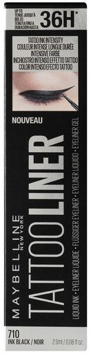 eyeliner Maybelline Tattoo Liner Liquid 710 Ink Black Noir 2,5 ml NUOVO