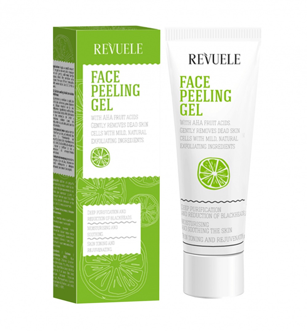 Gel esfoliante viso con acido mandorlico / Revuele gel esfoliante viso con fr...