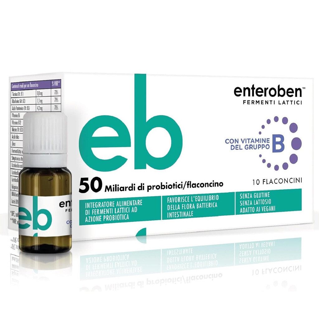 BIOARTIS ENTEROBEN 50 MILIARDI 10 FLACONCINI