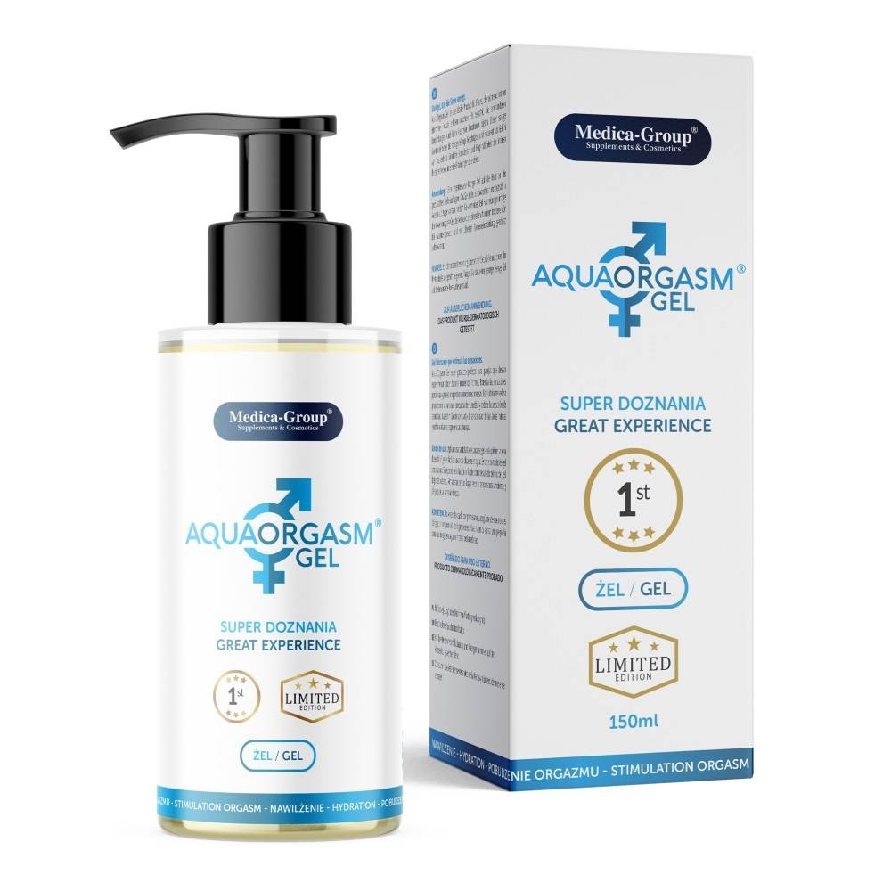 AQUA GEL INTIMO PER UOMO E DONNA STIMOLANTE ORGASMO 150 ML IGIENE INTIMA
