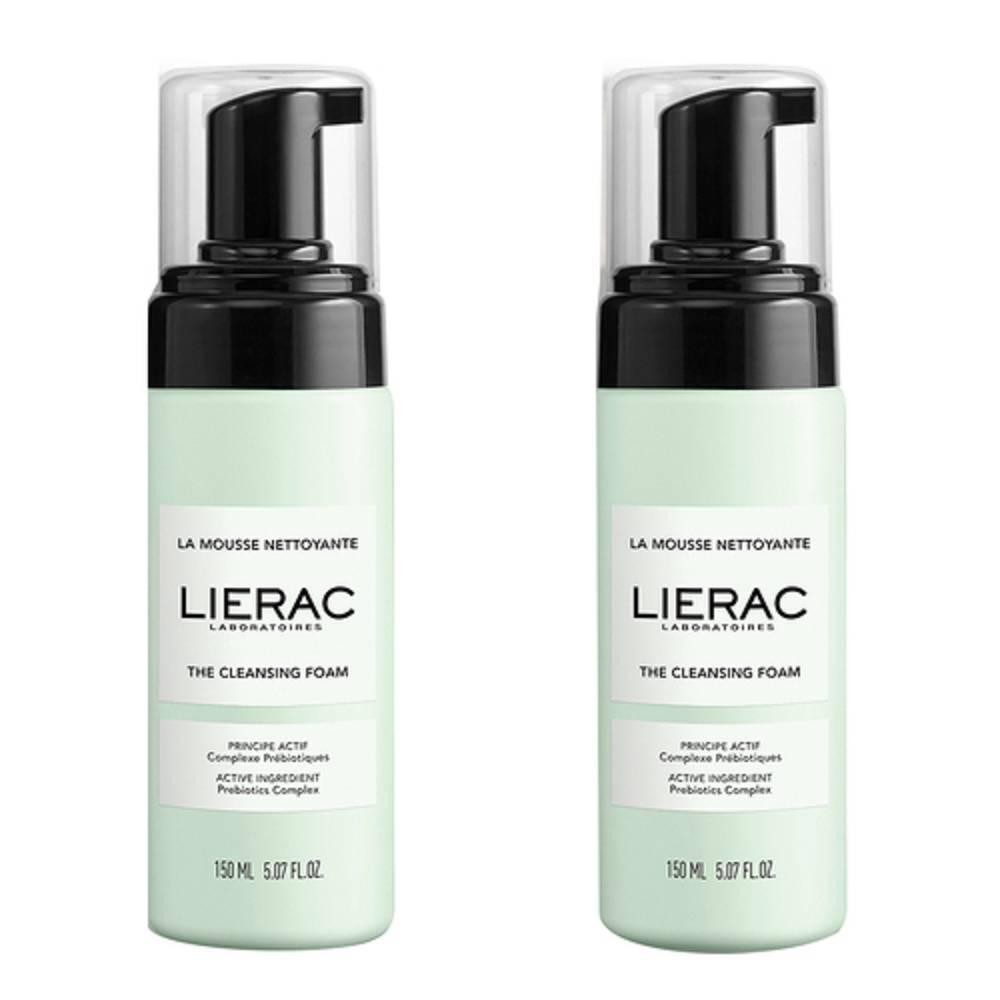 LIERAC DUO MOUSSE STRUCCANTE 150X2