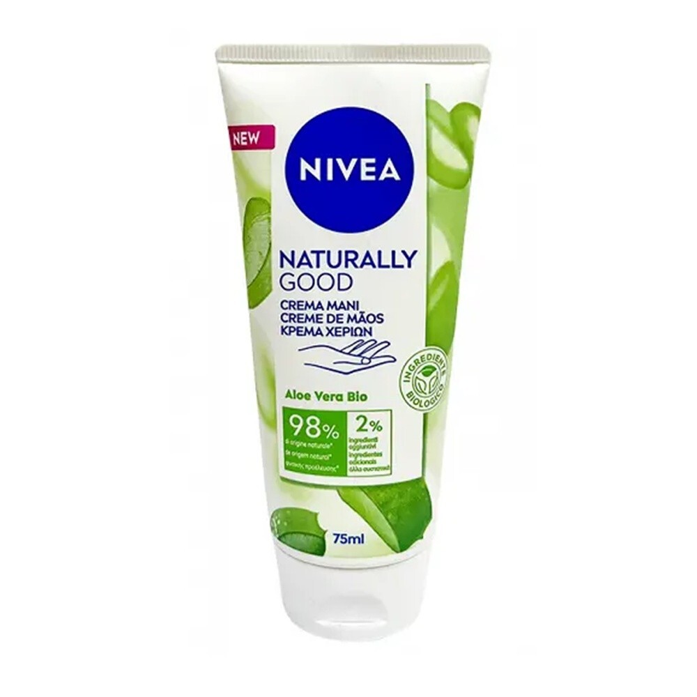 Nivea Naturally Good Crema Mani 75 ml Crema Mani Rotta con Aloe Vera
