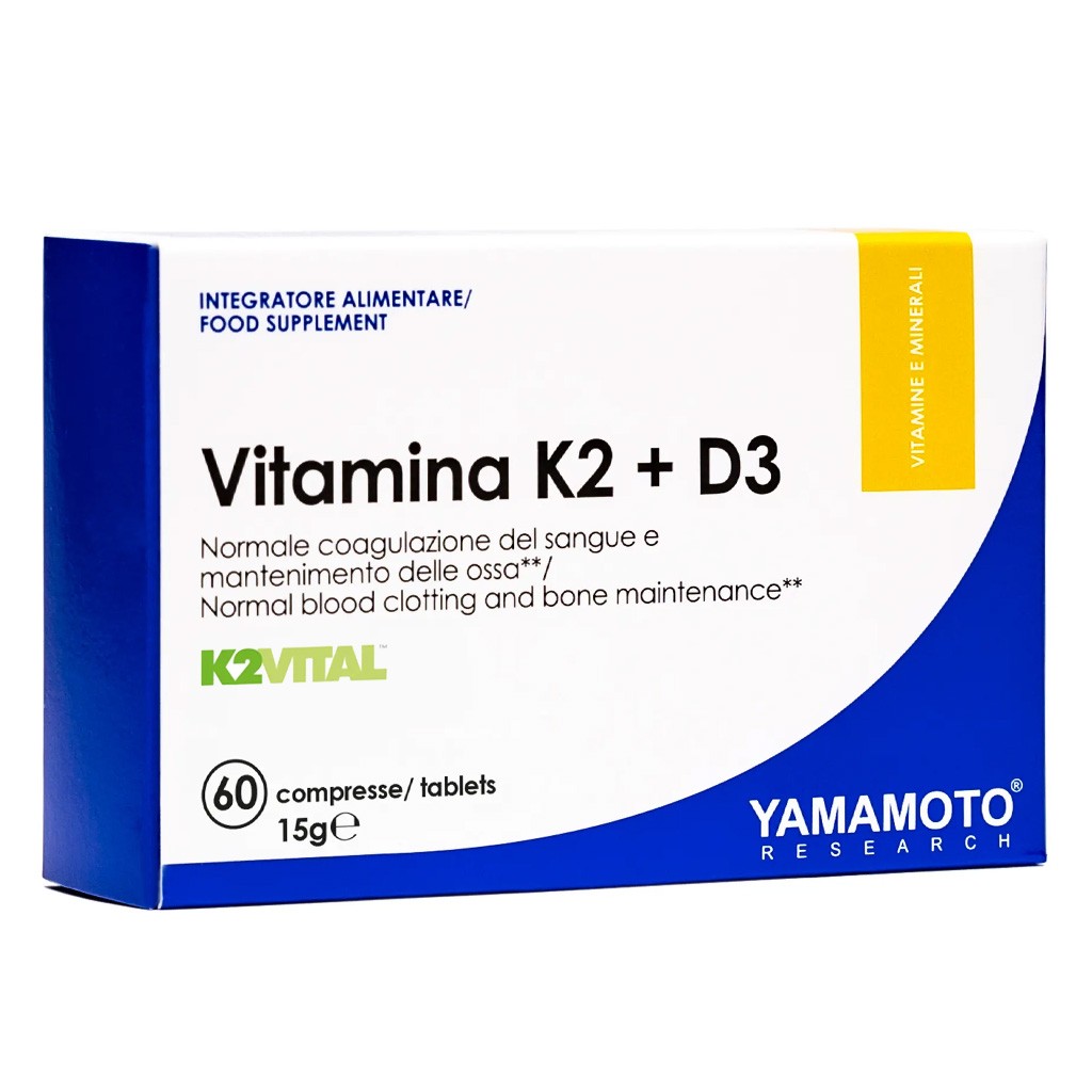 YAMAMOTO VITAMINA K2 + D3 60 CPR