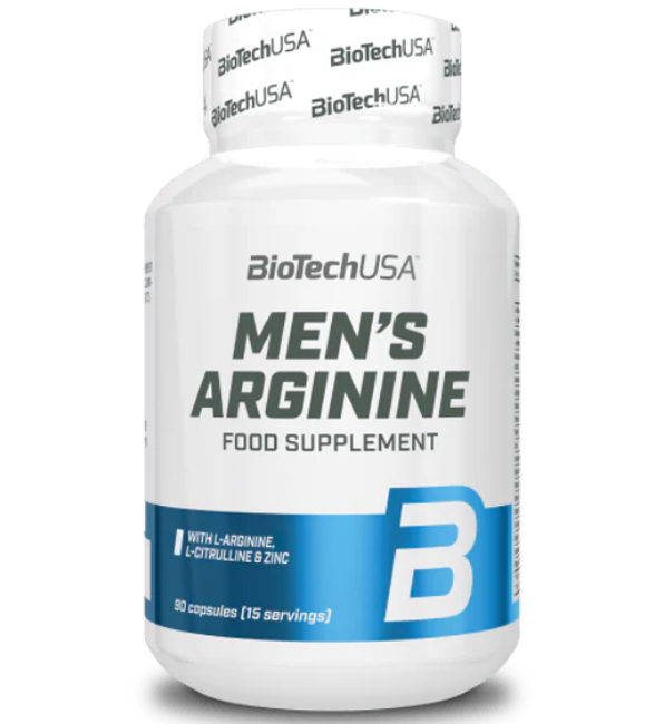 BioTech USA Men's Arginine 90 Caps