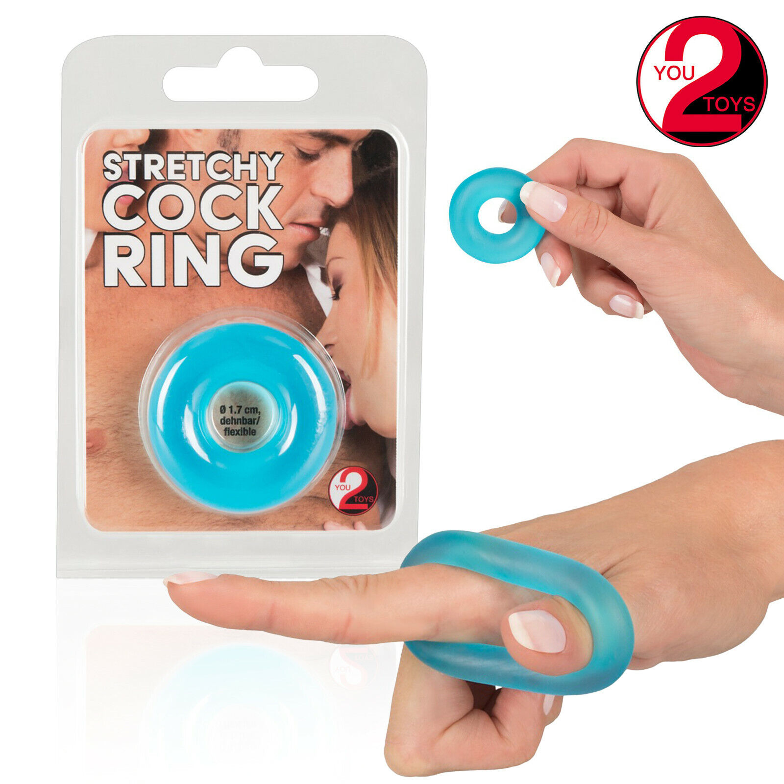 you2toys Anello Fallico per Pene Improve Harder Erection Stretchy Cock Ring SEX