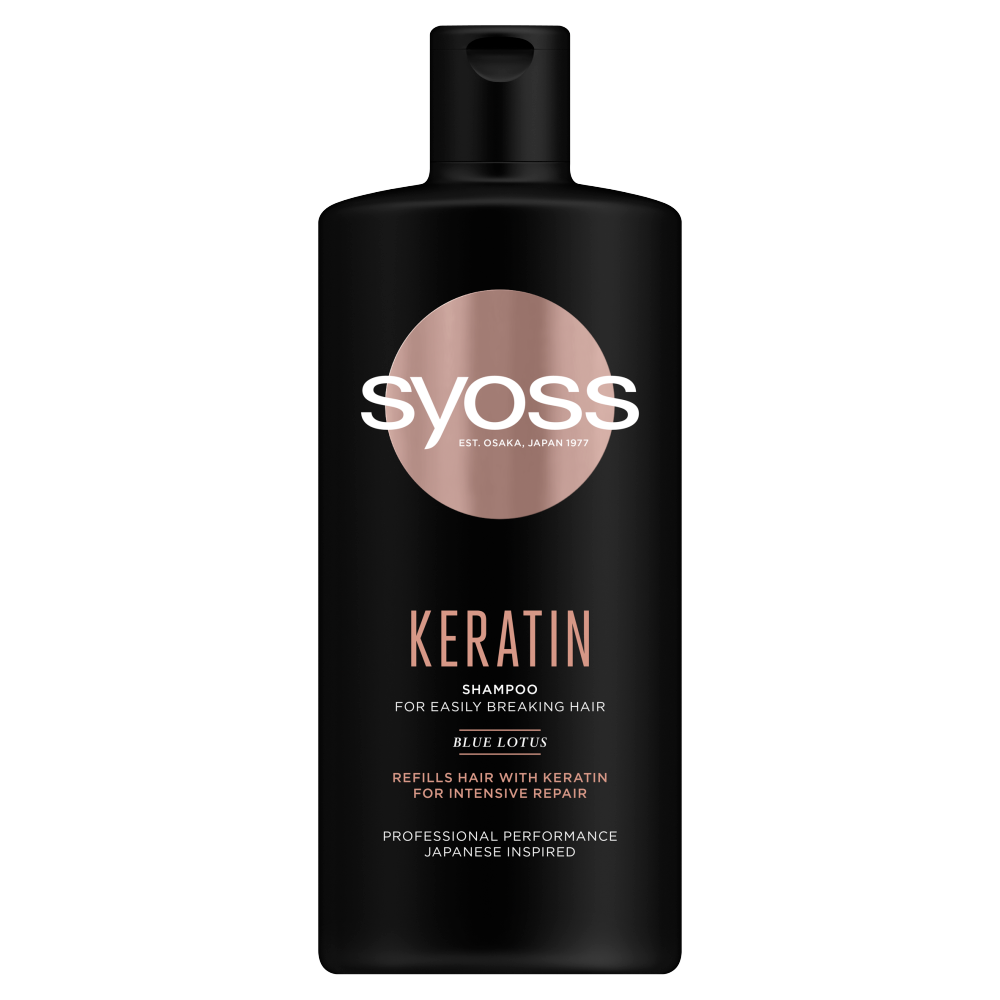 Syoss Keratin Shampoo per capelli deboli e fragili 440 ml