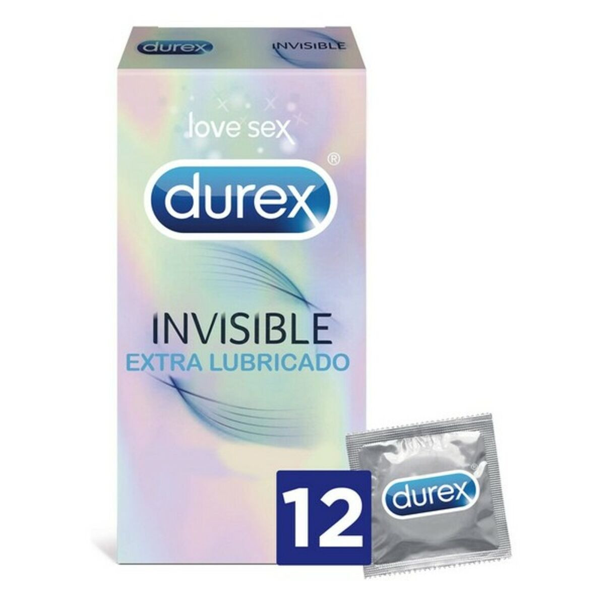Preservativi Invisible Extra Lubricated Durex Invisible [12 uds]