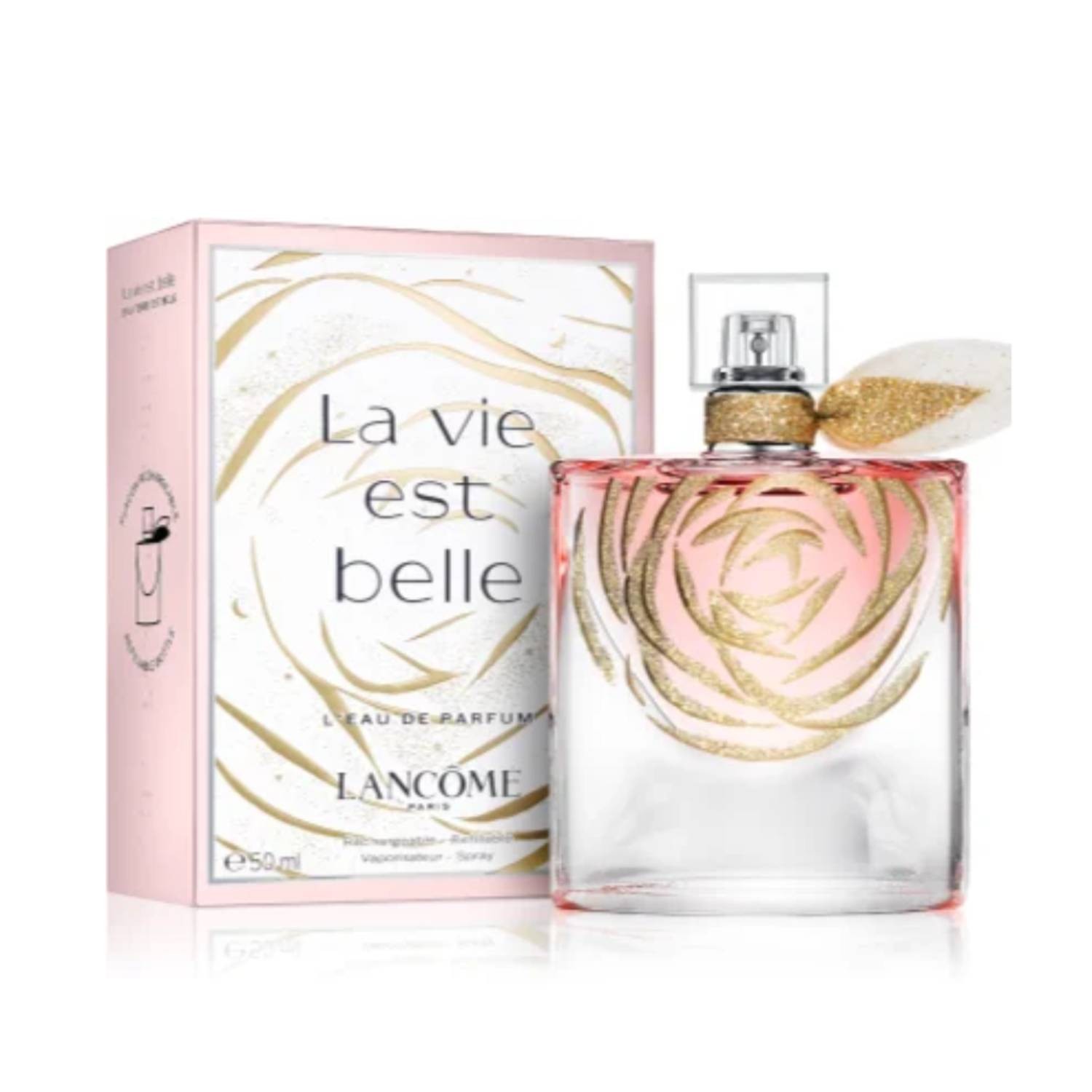 Lancome La Vie Est Belle Profumo Donna Eau De Parfum Spray Ricaricabile 50 Ml