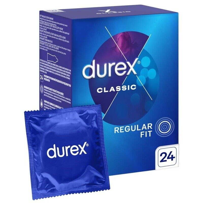 Preservativi Durex Classic, 24 pezzi