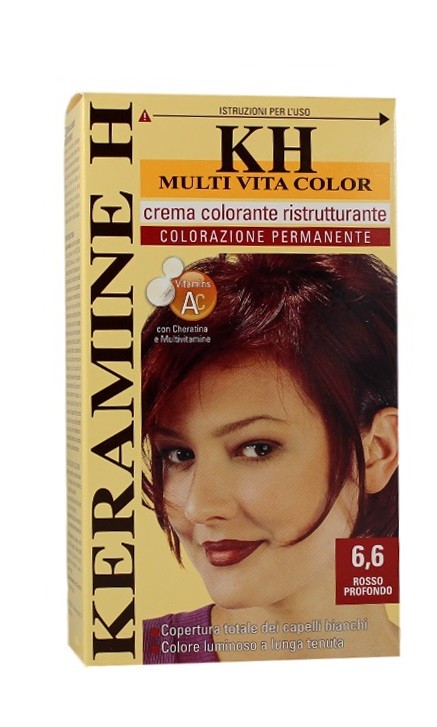 Kh Crema Colorante - Keramine H/6.6 Rosso Profondo