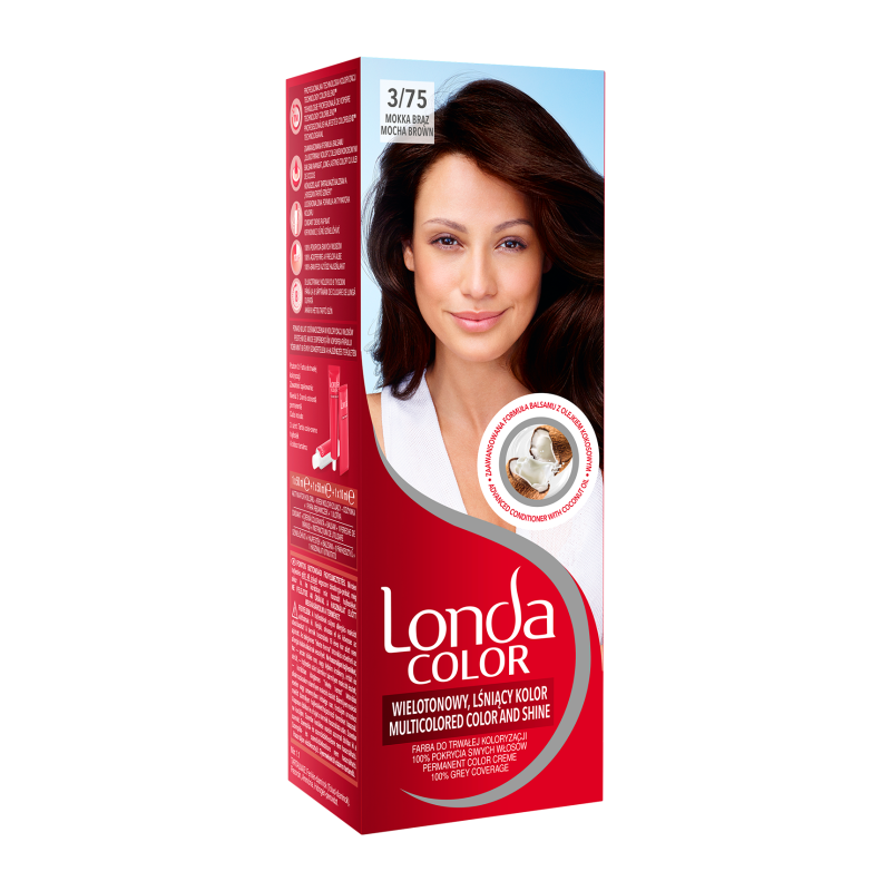 Londa colore 3/75 moka marrone colore D/Wł./830