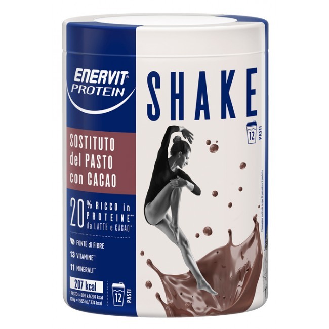 Enervit Protein Shake Cacao Sostituto del Pasto 12 Pasti
