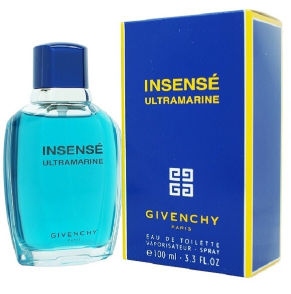 INSENSE ULTRAMARINE Givenchy 100ml. Eau De Toilette Spray 3.3 Fl. Oz.