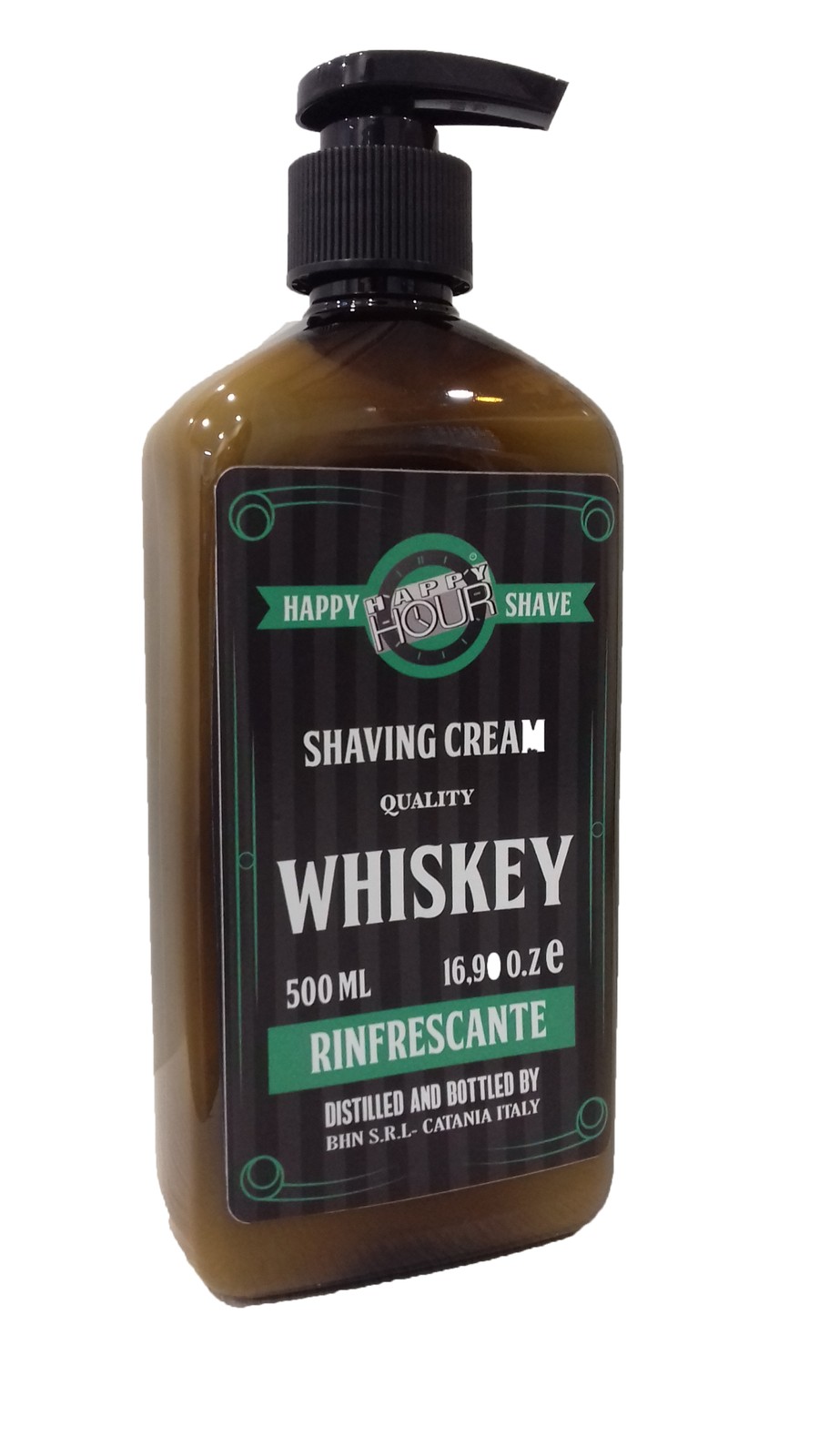 Crema Da Rasatura Shaving Crema Rinfrescante Whiskey 450ml - Bhn
