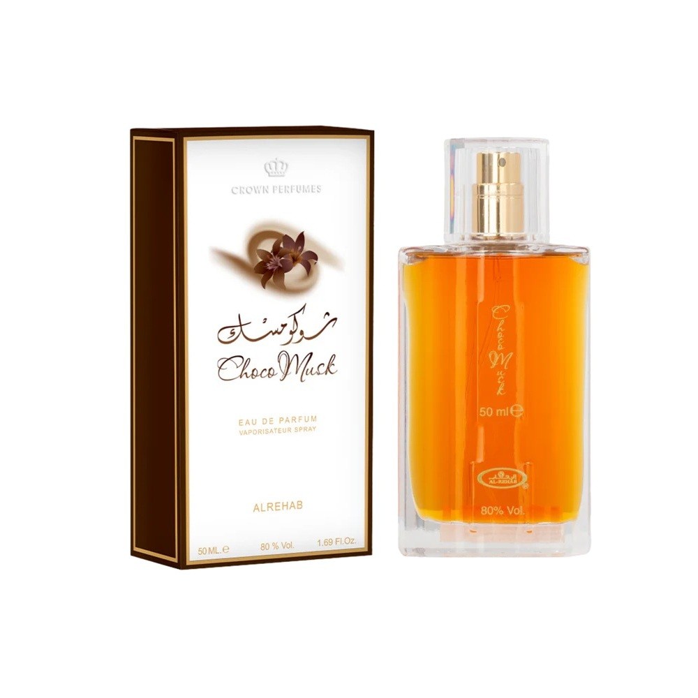 Choco Muschio Profumo Arabo Spray - 50ml By Al Rehab Corona USA Venditore