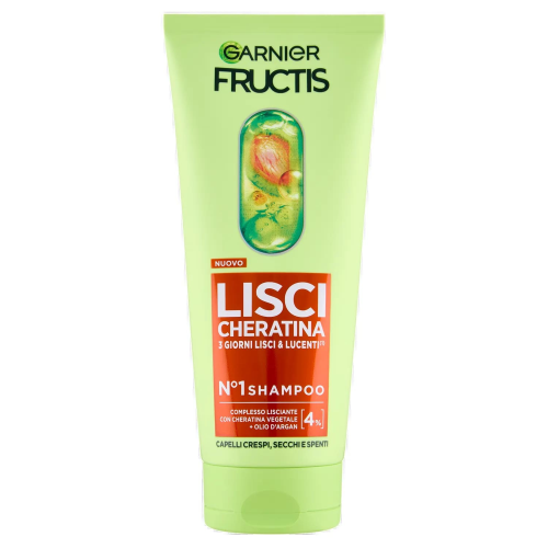 Fructis Shampoo N°1 Lisci Cheratina 200ml