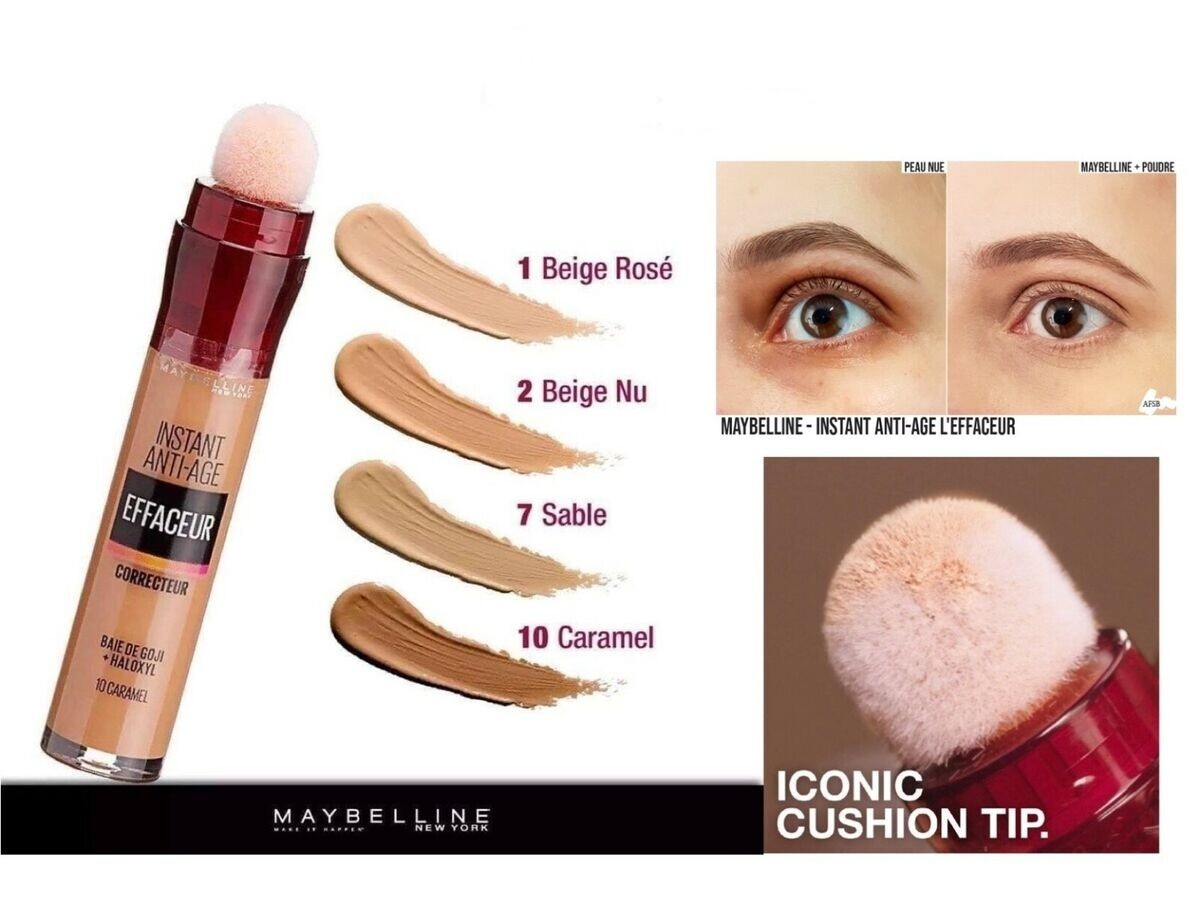 MAYBELLINE NEW YORK Correttore Anti Occhiaie 01 Beige Rosa Nuovo Blister