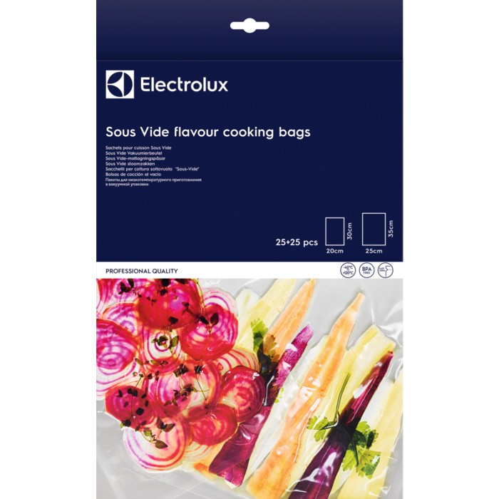 Electrolux SousVide 50 Sacchetti Sottovuoto Trasparenti per Congelatore E3OS1