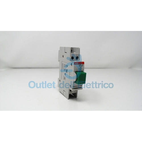 ABB E225-11D PULSANTE VERDE 1NA+1N 1 MODULO  EA 716 9