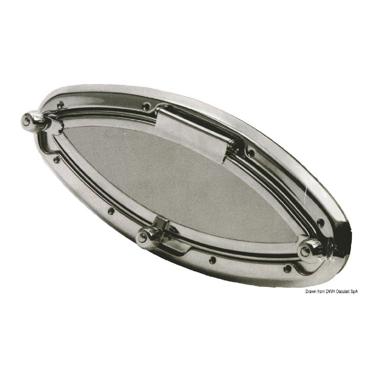 Bomar Oblo inox ellittico 457 x 197 mm 19.228.96