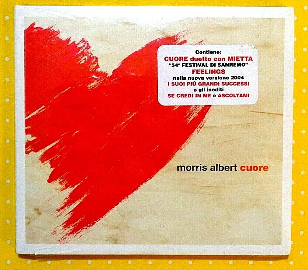 MORRIS ALBERT & MIETTA  -  CUORE  -  CD 2004 DIGIPACK  NUOVO E SIGILLATO