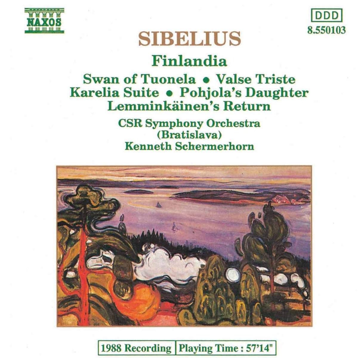 Jean Sibelius Finlandia (Schermerhorn, Slovak Rso) (CD) Album