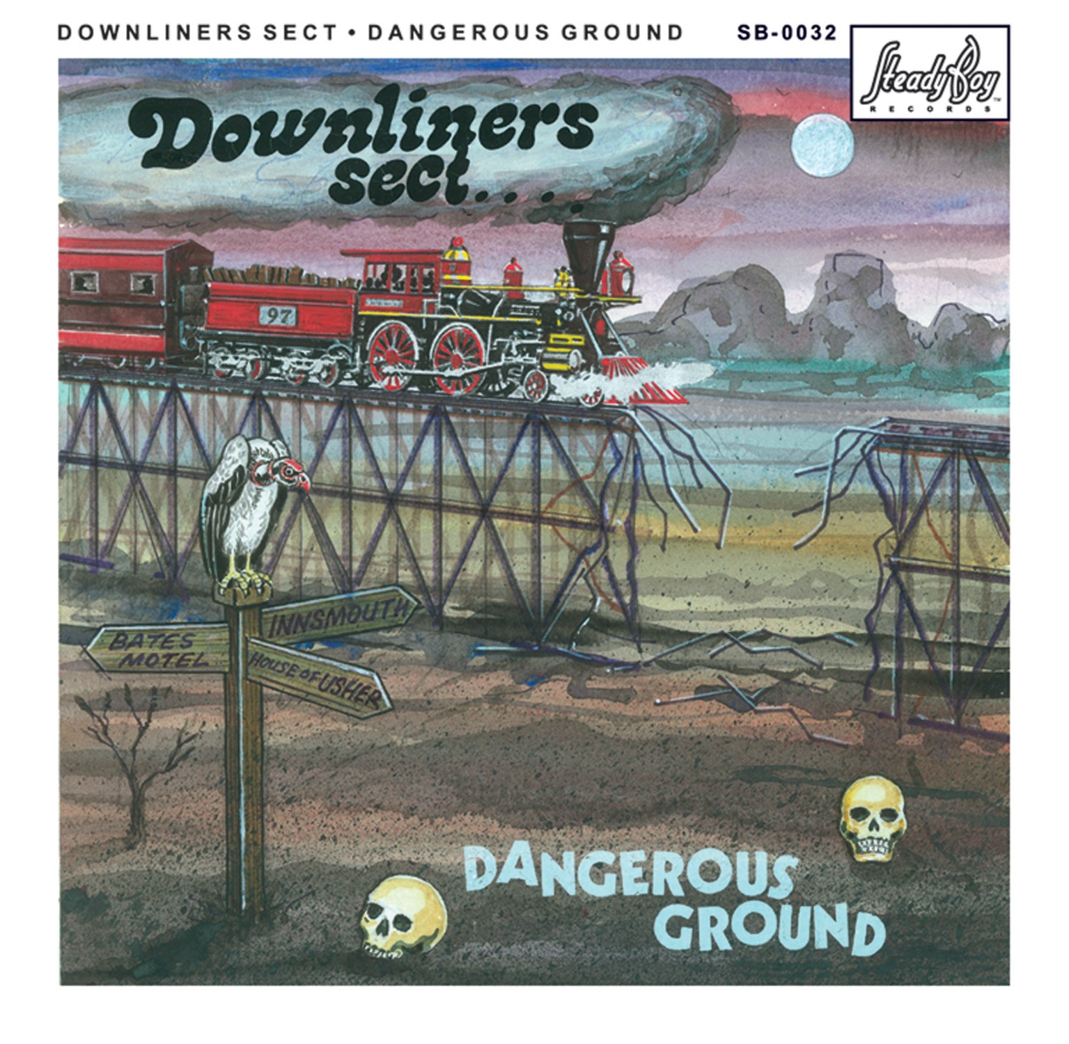 Downliners Sect Dangerous Ground (CD) Album (Slip Case)