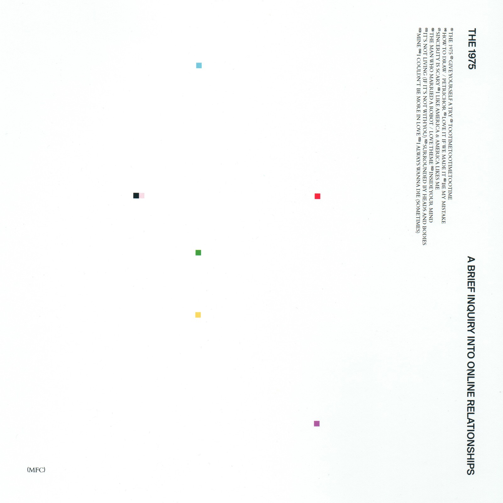 The 1975 A Brief Inquiry Into Online Relationships (Vinyl LP) 12" Album