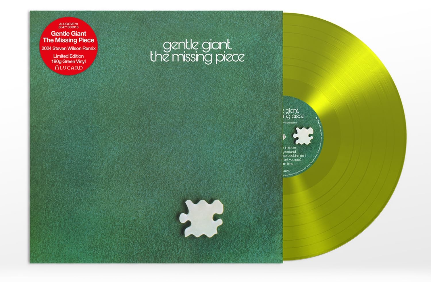 Gentle Giant The Missing Piece - Steven Wilson Remix Transparent (Vinyl LP)