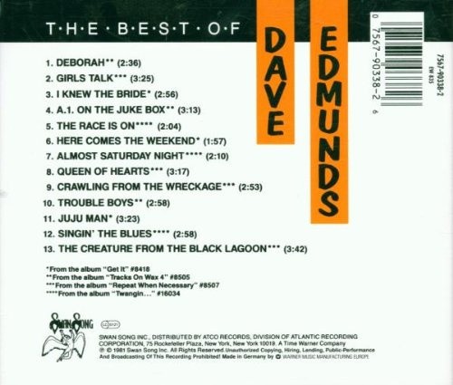 The Best of Dave Edmunds by Edmunds, Dave [Audio CD]