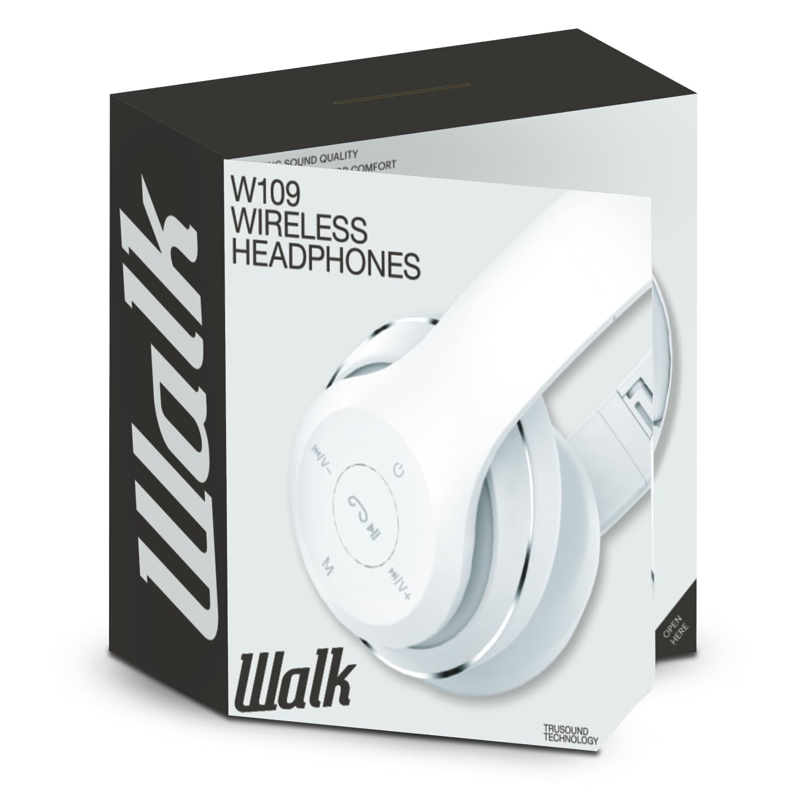 Audio & Hi-Fi Walk Audio Wireless Headphones White