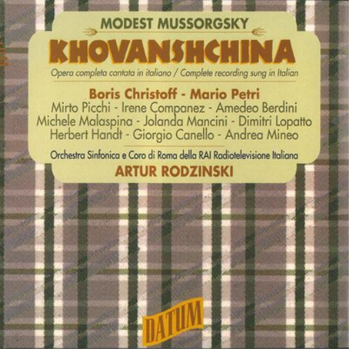 Modest Mussorgsky Modest Mussorgsky: Khovanshchina (CD) Album