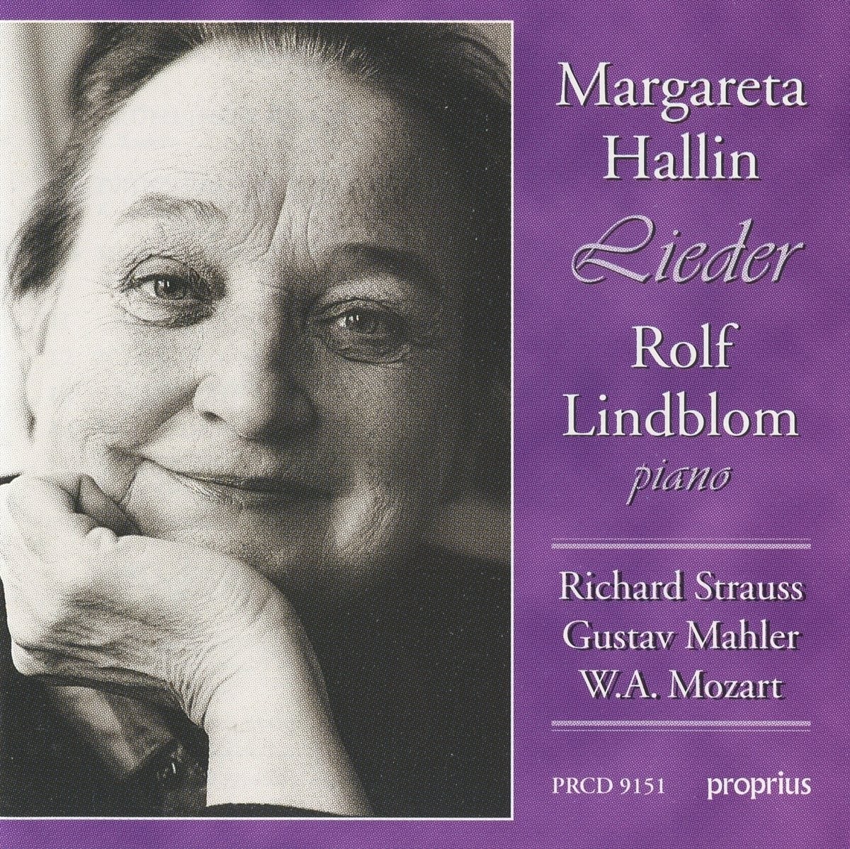 Hallin:Lindblom:Swedish Rso Lieder (Swedish Rso, Hallin, Lindblom) (CD) Album