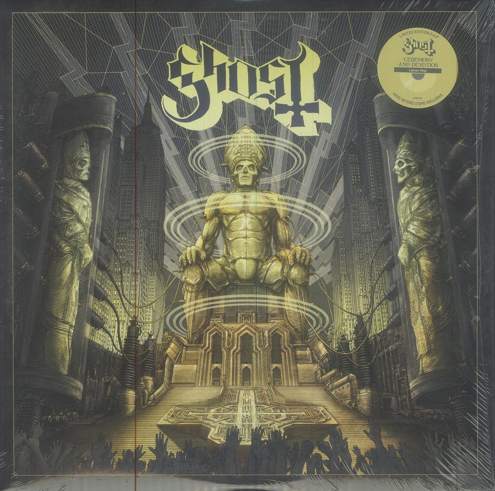 Ghost Ceremony And Devotion Lemon Vinyl (Vinyl LP)