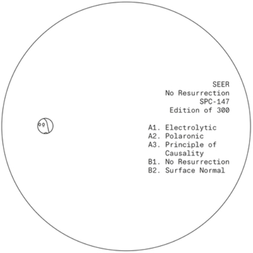 Seer No Resurrection (Vinyl LP) 12" EP